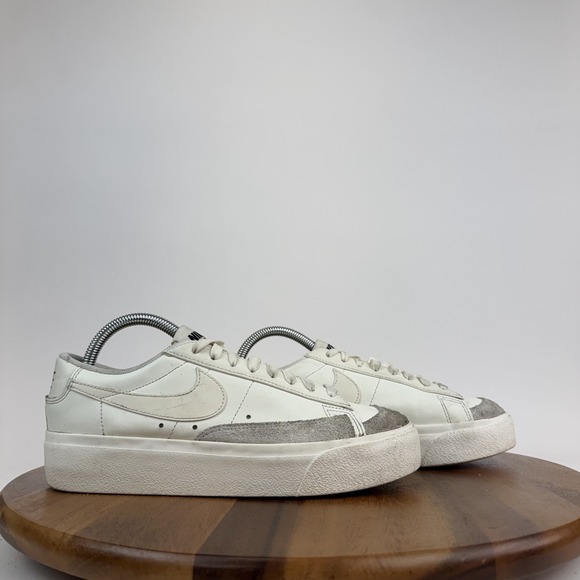 nike blazer white leather
